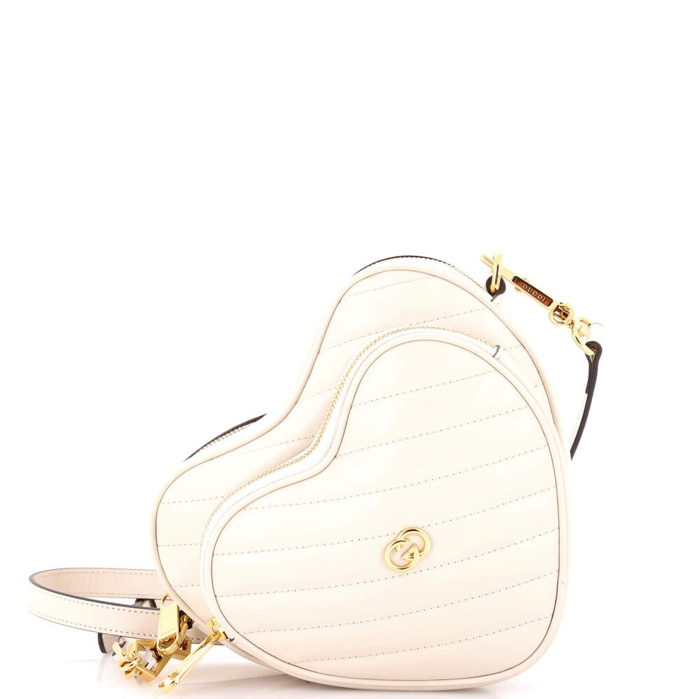 Gucci Interlocking G Heart Shoulder Bag #204839G17B